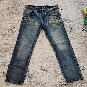 Twice Relaxed Fit Denim Jeans for Men 32 X 30